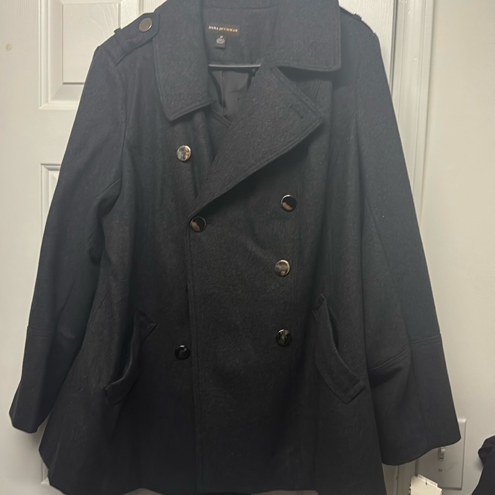 Charcoal gray new coat with tags